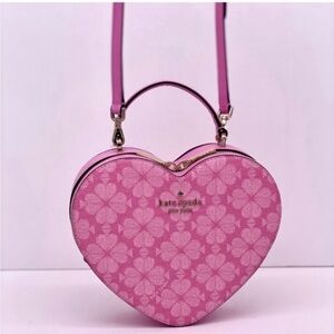 Kate Spade Love Shack Spade Flower Heart Crossbody, Parisian Rose Color